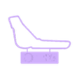 final.stl Monza Track Map with Nameplate Wall Art