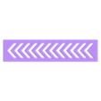 Arrows_5mm.stl Hazard Stripe and Arrow stencils