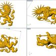 2026-GOD243.jpg Lannister Lion with Sunburst and Rosary