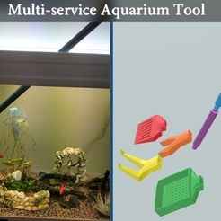 3ca0db5264c2b97c36cfd63310515520_display_large.jpg Download free STL file Fish Tank / Aquarium multi-service tools • 3D printable object, Julien_DaCosta