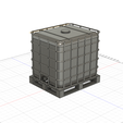 IBC-tank.png IBC Container Tank - (1/10 RC, 1/14, 1/32, 1/43 O, 1/87 HO, 1/76 OO, 1/148 N) - Model Railway