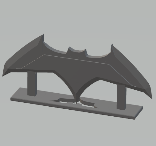 Batarang and Stand - 3D model önizlemesi