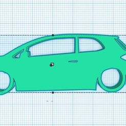 Web-capture_29-11-2023_152644_www.tinkercad.com.jpeg Toyota Auris 3-Door Silhouette Keyring