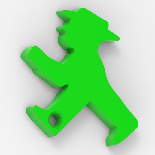 Ampelmännchen Keychain