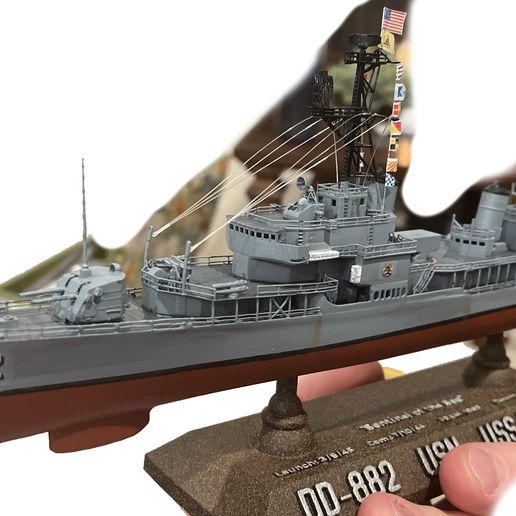 1/350 Furse (Gearing Class Destroyer, Fram Conversion) 3D model