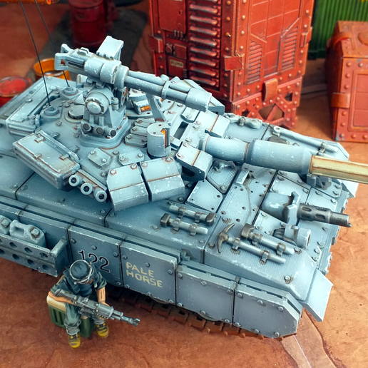 Tank - 28mm - 3D model önizlemesi