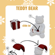 TEDDY-2.png CHRISTMAS TEDDY BEAR WITH GIFT BOX