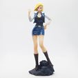 Q1.jpg STL-Datei ANDROID 18 MODIFIZIERTE DRAGONBALL DRUCKBARE STATUE FIGUR ANIME・3D-Druckvorlage zum Herunterladen