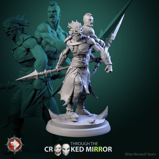 3D file Fleshbound Sentinel V4 32mm pre-supported 🧙‍♀️ ・3D printer ...