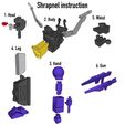Sharpnel_Instruction.jpg Télécharger fichier STL gratuit Shrapnel de transformateurs G1 - Pas de soutien • Design pour impression 3D, Toymakr3D