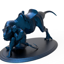 untitled.216.png Free STL file Dino Rider・3D printer design to download