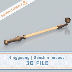 site_thumbnail-copy.jpg Файл 3D Труба Ningguang | Genshin Impact 3D файл・Модель для загрузки и 3D печати