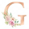 g.jpeg Floral cookie cutter letter G