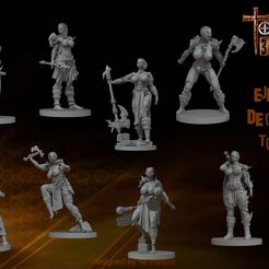 orcas-DESNUDAS-reducidas.jpg STL-Datei OBEN-OHNE-KILLERWALE FÜR ROLLENKRIEG-HAMMERSPIELE・3D-druckbare Vorlage zum herunterladen