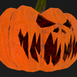 Pumpkin_1920x1080_0013.png Halloween Pumpkin Low-poly 3D model