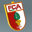FC_Augsburg_2.png FC AUGSBURG Logo Keychain created in PARTsolutions