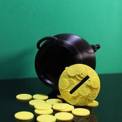 IMG_6496.jpg 3D file St. Patrick's Day Piggy Bank・3D printer model to download