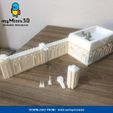 rintable miniatures DOWNLOAD FROM: linktr.ee/myminis3d Warhammer Sci-fi Modular Armed Bunker 40K Terrain | 3D print models