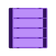 hdd_3.5-4_slots-flat_bottom.stl Hard Drive Storage for 2.5 & 3.5 (variety in slots)