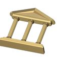 Fluted-Double-sided-ornament-book-ends-Greek-key-pillar-Greek-Parthenon-relief-02.jpg Vintage pattern fluted pillars ornament Parthenon relief decor 3D print model