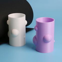 penholder-22g1.jpg Fichier STL gratuit planL ph22g-buble, porte-stylo・Modèle à télécharger et à imprimer en 3D