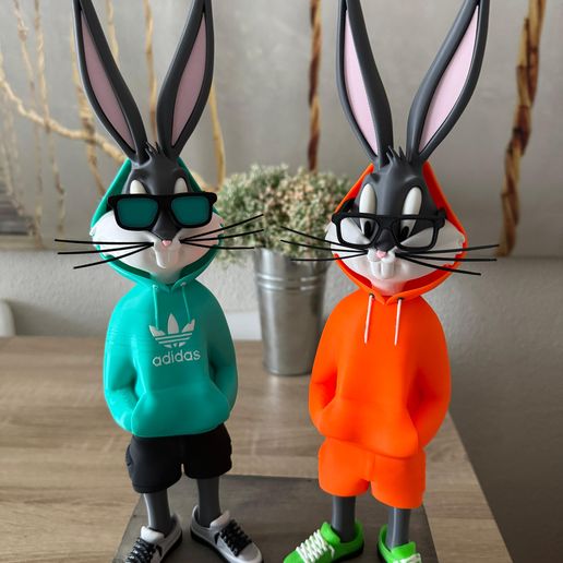 🎨 Bugs bunny urban vibes Fan art (multiparts/3mf)・3D Print with