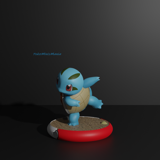 Squirtle-clone2.png Clone Squirtle pokemon 3D print model