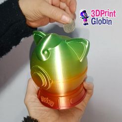 2.jpg Файл STL КОПИЛКА С ПОКЕБОЛОМ ДЖИГЛИПУФФ - ПОКЕМОН・Модель 3D-принтера для скачивания