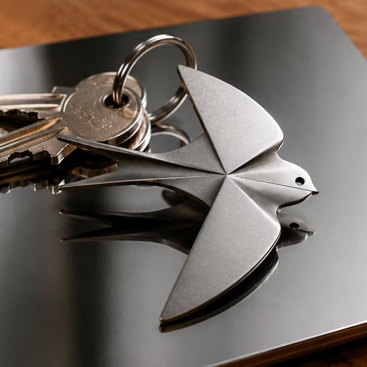 Abstract Swallow Bird design - wall decor/keychain/jewelry