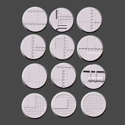 ZBrush-ScreenGrab01_0002_Calque-0.jpg Sci-fi bases - set of 12 textured bases - 32mm
