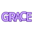 Grace.stl Grace / Gracie Keyring