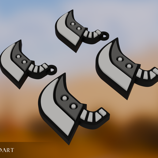 👹 Monster Hunter Weapon Icon - GreatSword・ 3D File for 3D printing・Cults