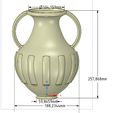 Kv11-22.jpg amphora greek cup vessel vase kv11 for 3d print and cnc