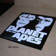 planeta-de-los-simios-planet-of-the-apes-cartel-letrero-impresion3d-selva.jpg Planet of the Apes, Planet of the Apes, poster, sign, signboard, logo, 3d printing, fiction, movie, movie
