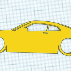 Web-capture_22-11-2023_20443_www.tinkercad.com.jpeg Porte-clés Nissan GTR GT-R (R35) Silhouette