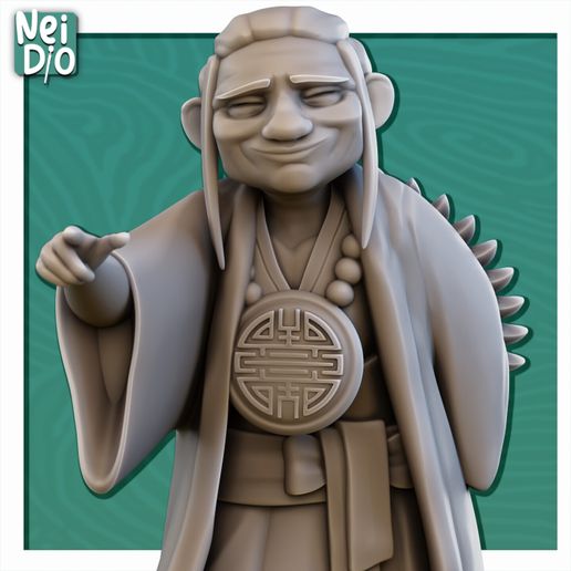 Min, the Elder Abbess (Human Rogue)