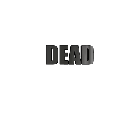 (the walking) dead.png Download free STL file logo the walking dead • 3D printer design, omegaregulus