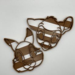 IMG_E6281.jpg STL file Bambi and thumper cookie cutters・Model to download and 3D print