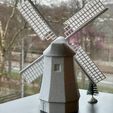 DutchWindmill3DPrinted-Back.jpeg Традиционная голландская ветряная мельница