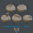 _32.png Stylized forest bases : 32mm