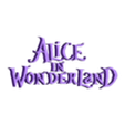 LOGO.stl Letters and Numbers ALICE IN WONDERLAND Letters and Numbers | Logo