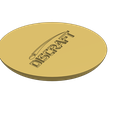 Discraft.png Free STL file Disc Golf Coaster set・3D printer design to download