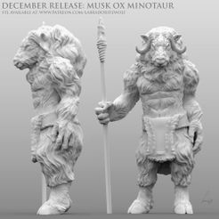 Musk ox minotaur Patreon release.jpg Musk Ox Minotaur