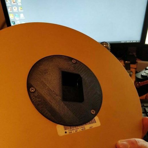 IMG_20200411_184251.jpg Film Reel clock mount