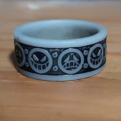 343444942_229512763026700_7614204520160431398_n.jpg Archivo STL Anillo: Ace Smileys (One Piece)・Diseño imprimible en 3D para descargar