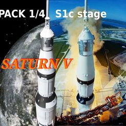 01.JPG STL file apollo 15 saturn 5 pack 1/4 stage S1C・3D printing idea to download