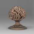 02.png Brain sculpture 3D print model