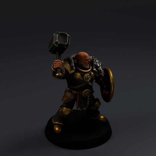 Demon Warrior 3D printable STL miniature