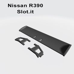 aleron-r390.jpg STL-Datei Spoiler Nissan R390 Reprotec / Slotit・3D-druckbares Modell zum herunterladen