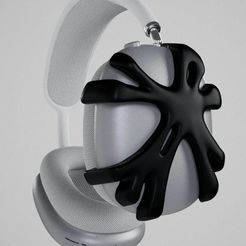 2023-03-22-12.33.56-7.jpg Archivo STL AirPods Max adjuntos "Abstract 005"・Plan de impresora 3D para descargar